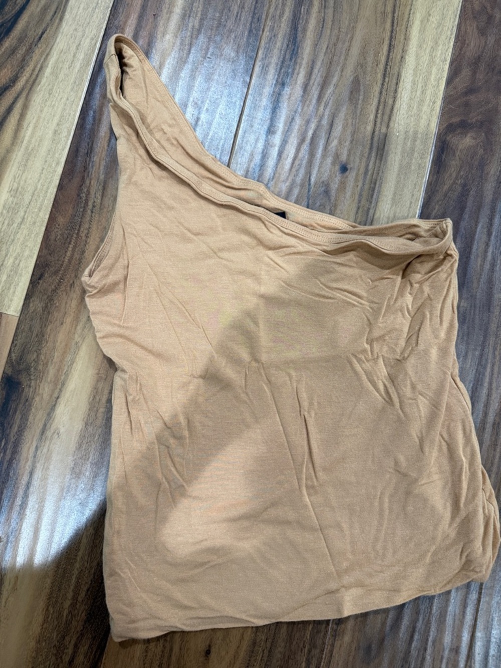 J. Crew One-Shoulder tank in Camel